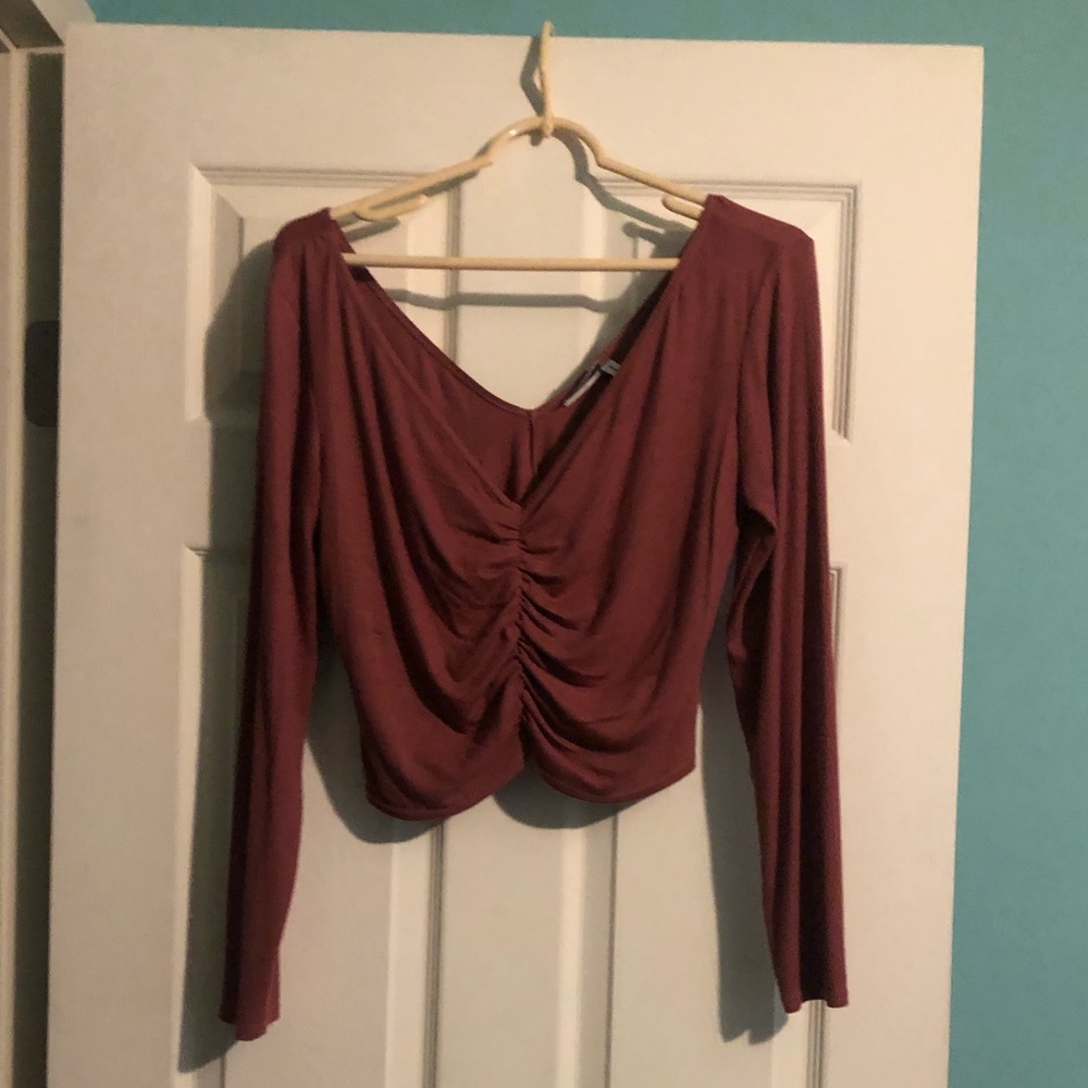 Asos cropped long sleeve top. Brand new.